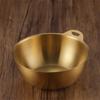 Gold/Silver Korean Style Mixing Bowl Large Capacity Food Container  Food Prep