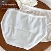 FitonTon Women's Pure Cotton Antibacterial Mid-Waist Briefs