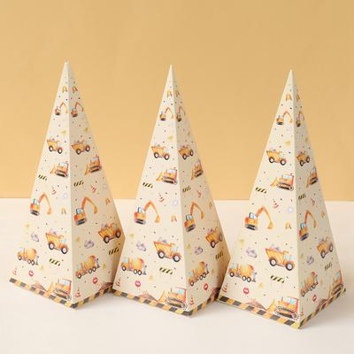 Schmetterling Dreieck Süßigkeitenbox Erdbeer Einhorn Ingenieurfahrzeug Bauernhof Tier Geburtstagsparty Dekoration Geburtstag Geschenk Verpackungsbox