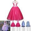 Incantevole Costume da Principessa Aurora per Bambini con Lavorazione Raffinata