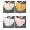 Japanese Women's Underwear Korean Version Girls' Breathable Mid Waist Cute Large Triangle Underwear
