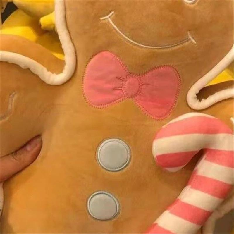 Kerst Peperkoekman Pluche Pop Kerst Niet-origineel Kussen Huisdecoratie Speelgoed voor Kinderen Kerstmis Hoge Kwaliteit Cadeau