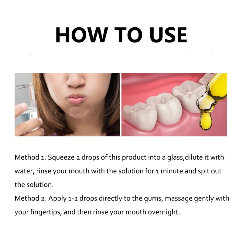 Rapid Repair Gums Serum Effectively Relieve Tooth Allergy Dental Caries Tooth Cleaning Toothpaste Relieve Tooth Damage Drops