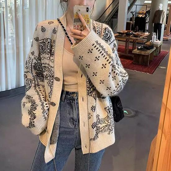 2025 Summer V-neck Knitted Short Sleeve Women's Cardigan Mid-Sleeve Ice Silk Top