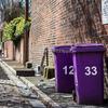{QTG333} 1 Pc Self-Adhesive Trash Can Labels Wheelie Bin Number Sticker Durable Outdoor Label Garage Trash Can Numeber Stickers