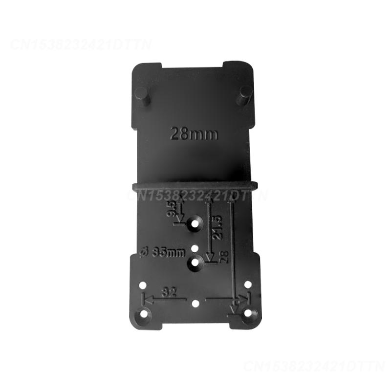 1~4 ADET Delik Delme Kılavuzu Hedeflenen Tasarım Boyutu Abs Konumlandırma Plakaları Zımba Ağaç İşleme Aleti Delme Konumlandırma Plakası