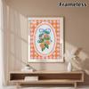 DIY 5D Diamond Painting Kit Orange Fruit Pattern Full Drill Rhinestone Canvas Relaxing Craft for Home Wall Decor and Gift