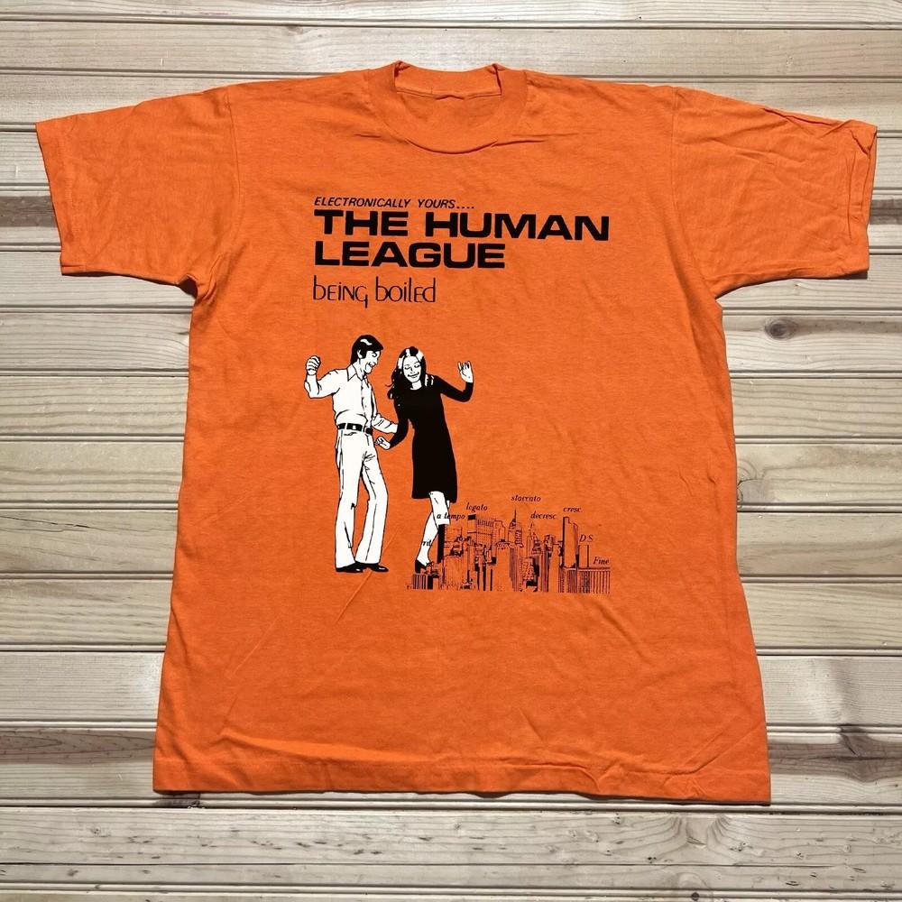 

The Human League Варятся Подарок для Фаната На Гастролях Футболка Полный Размер S-5XL Унисекс Футболка XXXL