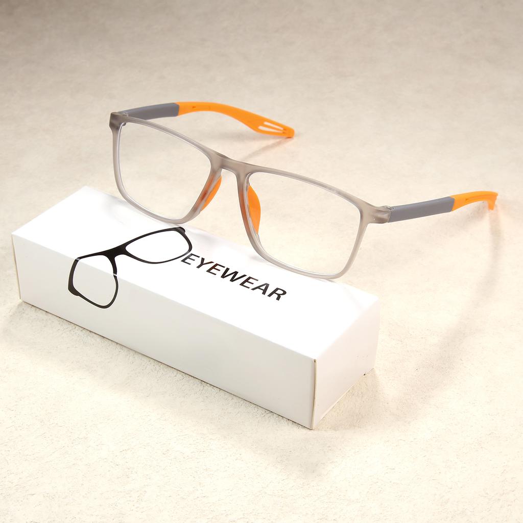 1PC Fashion TR90 Reading Glasses for Men Spring Leg Sports Presbyopia Glasses Anti Blue Light Glasses +1.0 ~+3.0