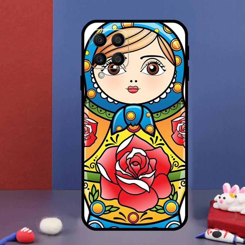 Russian Nesting Doll For Samsung Galaxy M12 M13 M33 M23 M53 M15 M55 M31 M51 M14 M34 M54 M20 M32 M52 Phone Case