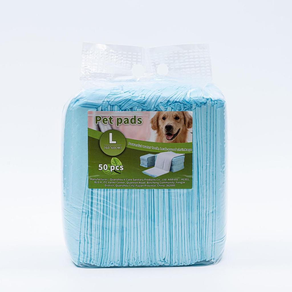 Teddy Breathable Leak-Proof Pet Training Pads for Large Dogs - Strong Absorption, Thickened Disposable Urine Pads