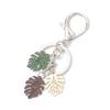 Ergonomic Leaves Keychain Fashion Leaves Key Pendant Alloy Texture Suitable for Girls Woman Fashion Lover Present