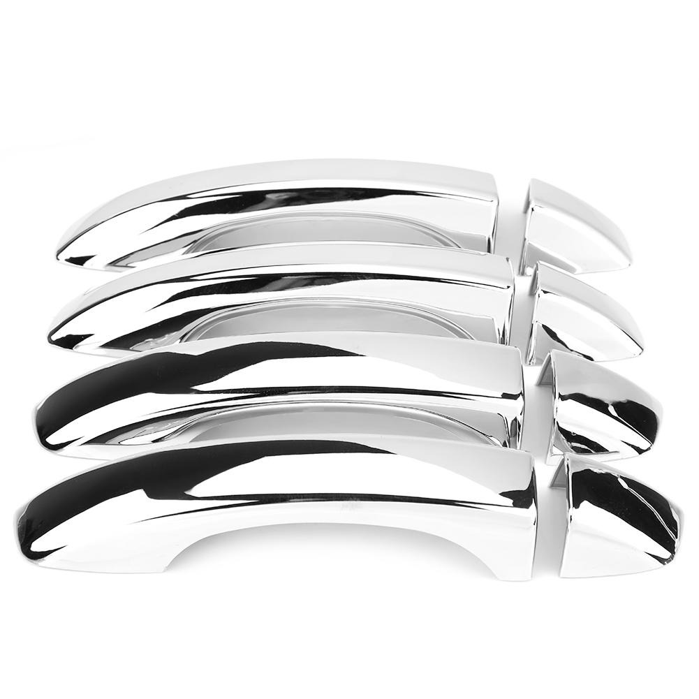 8 Pcs Car Chromium Electroplating Door Handle Cover Trim for MG Zs Suv 2018 2019