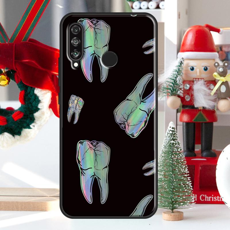 Zahnarzt Zahnmuster Für Huawei Nova 5T 9 10 SE 7i 8i 11i 12i Y73 Y72 Y61 Y91 Y60 Y70 Y90 P20 P40 P30 Lite Hülle