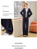 2025 Spring Fashion: Chic Cardigan and Wide-Leg Pants Set for a Youthful Look - AH2650