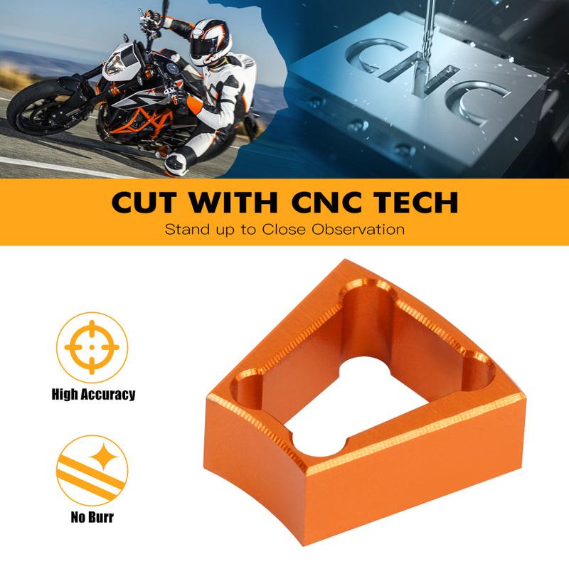 Motorcycle Aluminum Throttle Filler Spacer for KTM 1090 Adventure 2017 2018 2019 690 Duke 690 Enduro R 690 SMC R 2014-2023 2024