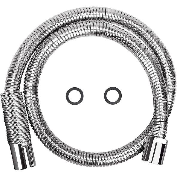 COOLWEST 38 Inch Flexible Stainless Steel Hose Replacement Kit for All Brand Commercial Pre-Rinse Kitchen Sink Faucet (96CM 38")