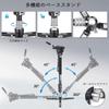 ARTCISE Aluminum Alloy Monopod Kit with Fluid Video Head and 183cm Max Handle Video Head Tripod Base Stand Smooth Pan Tilt For Video Outdoor Max Load