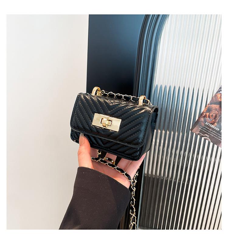 2026 5 Color NEW Design Bags for Women, Trendy New Western-style Chain Mini Crossbody Bags, Fashionable Temperament Bags
