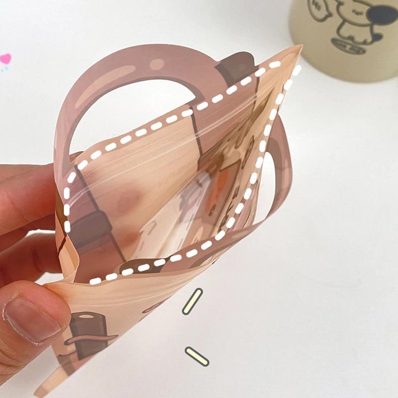 Cute Cartoon Schoolbag Shape Candys Packaging Bags Snack Cookie Storage Bag Children'S Day Birthday Sealing Bag