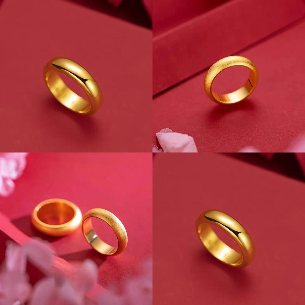 Fashionable Couples Thick Geometric Ring In Polished And Matte Finish For Occasion Every