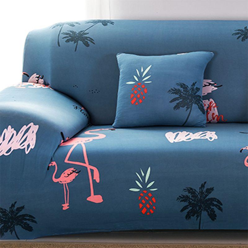 High-quality Flower Printed Slipcover Sofa Cover With Excellent Fit And Stretch For Various Couch Sizes