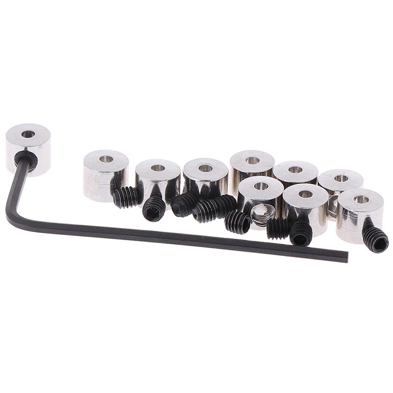 7mm Délka Mosazné Zarážky Zamykací Zapínání na Odznaky Chrániče Držák Imbusový Klíč