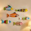 Vintage Coastal Style Fish Ornaments Nautical Style Fish Pendant Set  Living Room