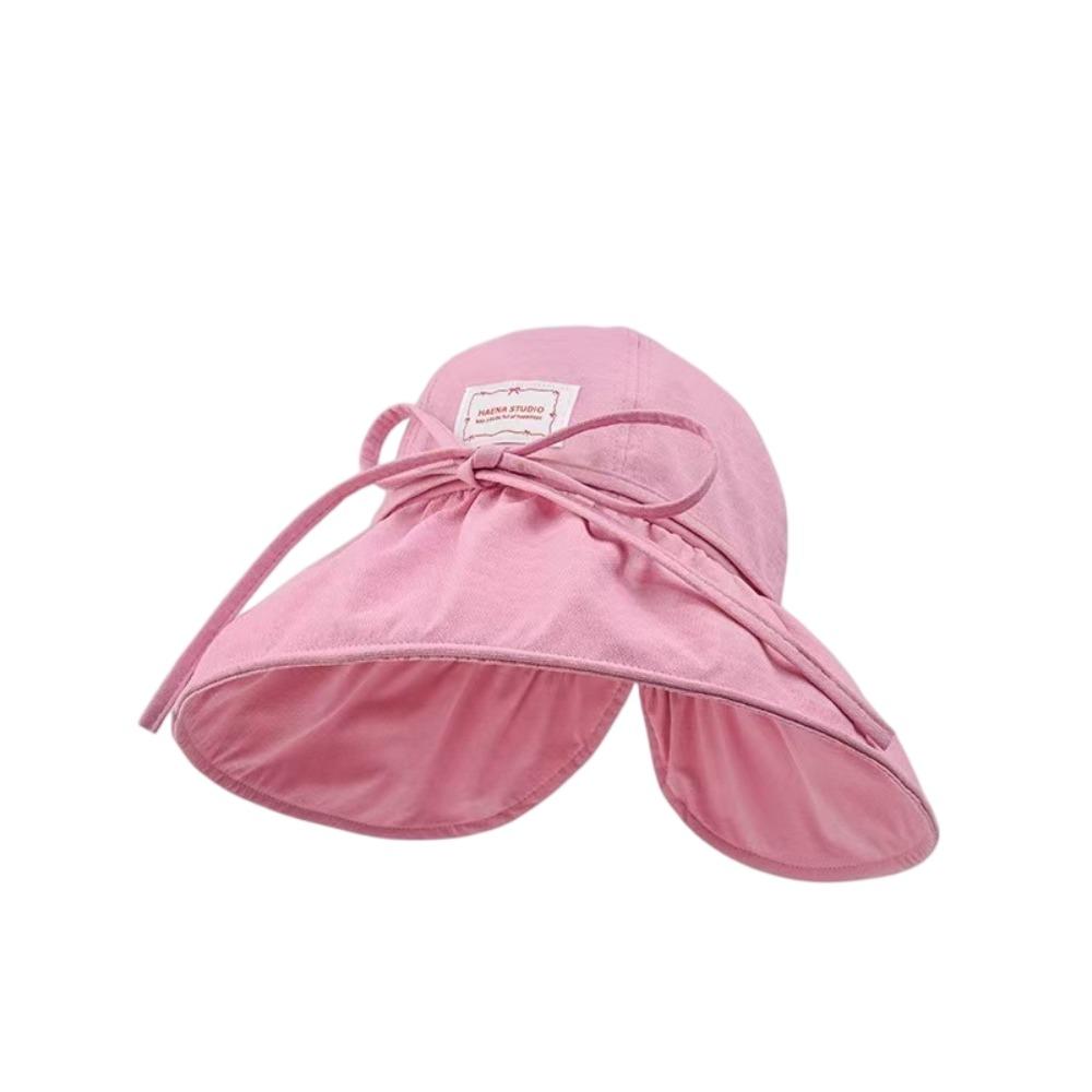 Dopamine Fisherman Hat with Drawstring Sun Protection Hat Summer Ladies Sun Hat Outdoor