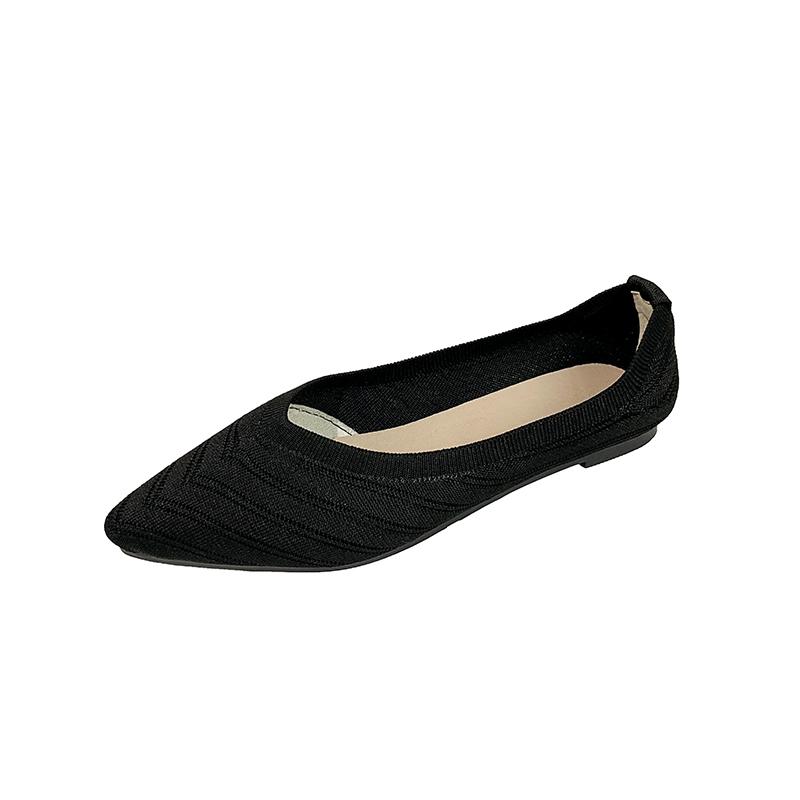 

Мода 2025 Модные Дышащие Горчично-Желтые Балетки с Острым Носком Слипоны Лоферы Женские Повседневные Мягкая Резиновая Подошва Туфли-Лодочки 42