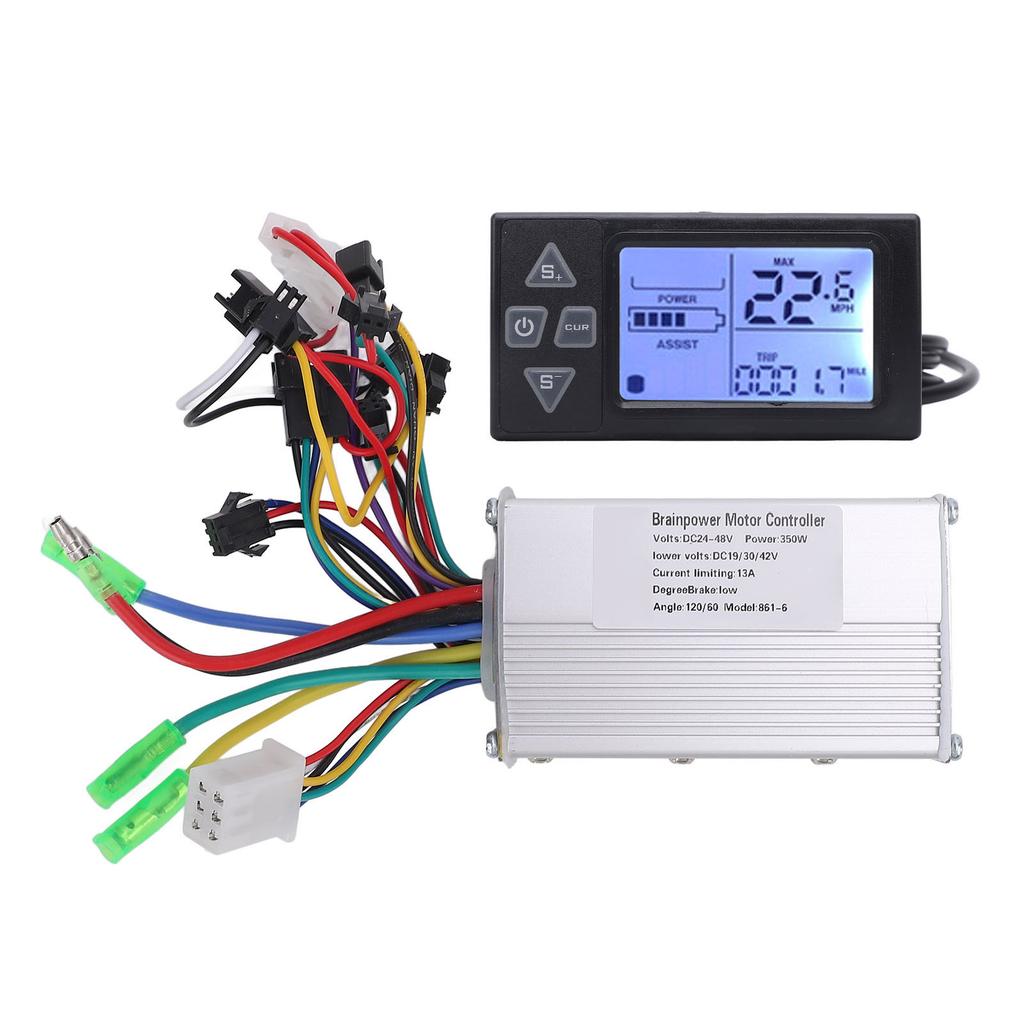24V-48V 350W Motor Bezkartáčový Regulátor s Displejem LCD861 Vodotěsný 24V-48V Bezkartáčový Regulátor K