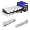 Horizontal Stand for PS5 Slim and PS5 and Improved Heat Dissipation 12 Game Compatible with PlayStation 5 Disc and Digital White Pro,