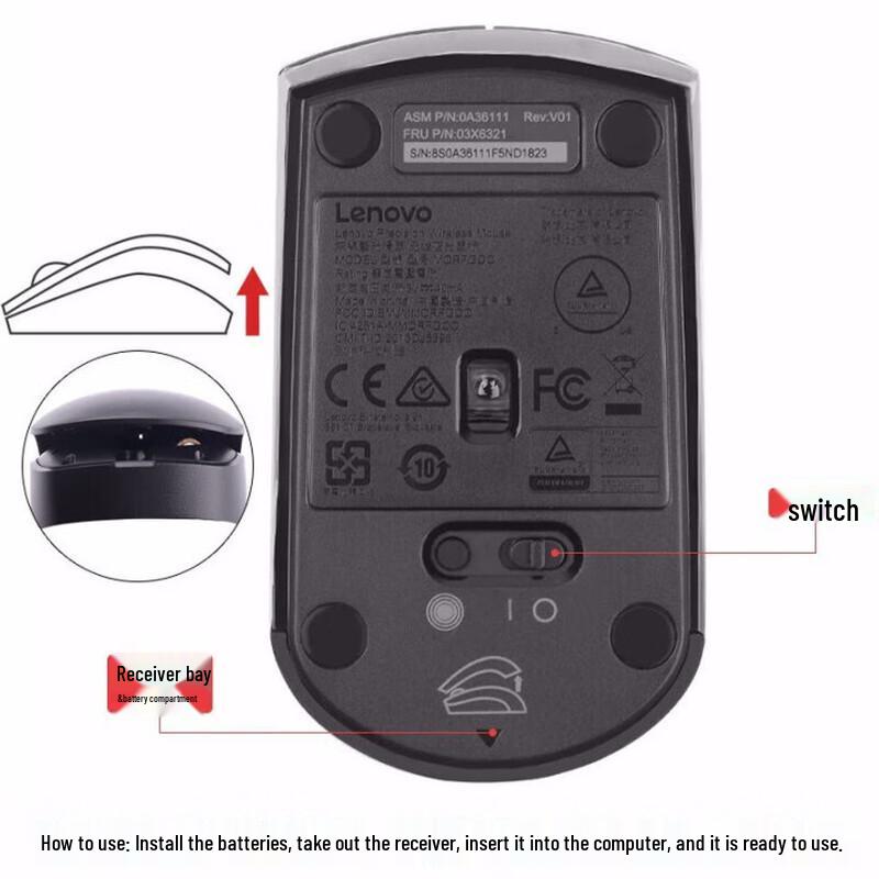 Lenovo ThinkPad Wireless Blu-ray Mouse