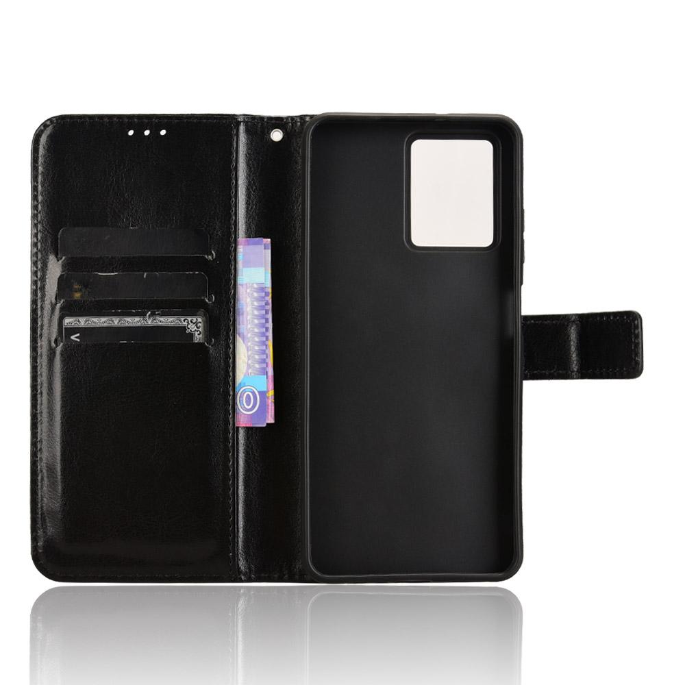 

For HMD Fusion 5G Case Crazy Horse Texture PU Leather Phone Wallet Cover Gold