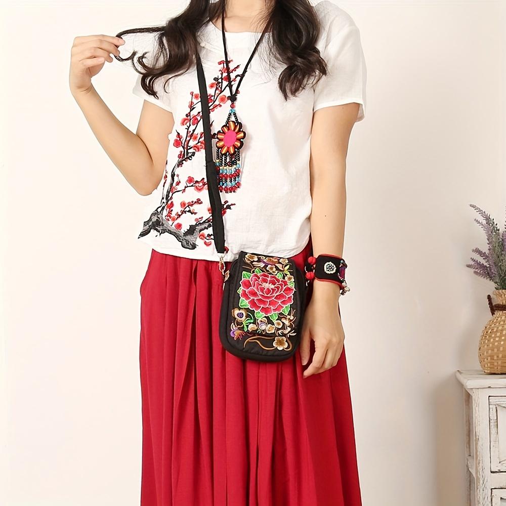 Women's Lightweight Crossbody Bag with Detachable Strap, Zipper Closure, Compact Mini Shoulder Bag Crossbody Bag
