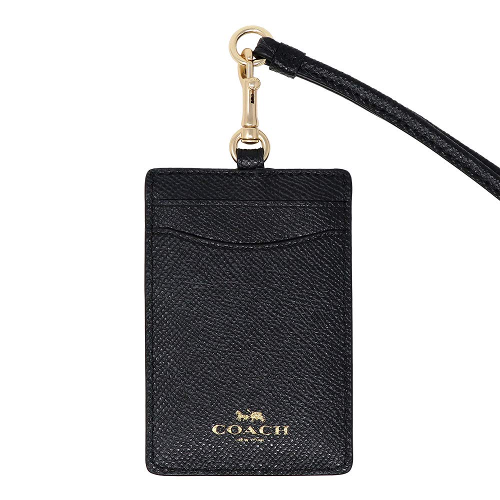 Coach ID Card Case F57311 Signature Case/Pass Women's (IMBLK Black) [Used]