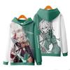Game Genshin Impact Kazuha Cosplay Hoodies Male 3D Print Anime Sweatshirts Men Women Tracksuit Pullovers Coat Y2k Men's Clothing