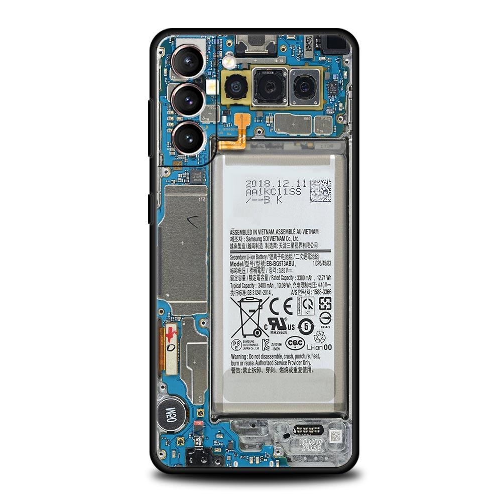 Main Circuit Board Pattern Phone Case Cover for Samsung Galaxy S26 S25 S24 S23 S22 S20 S21 FE Ultra S25 Edge Plus Soft TPU Shell
