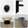 Bathroom Furniture Set 6 Pcs Sonoma Oak Engineered Wood and Glass