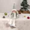 LED Christmas Angel Doll with Retractable Legs - Cute Holiday Elf Decoration