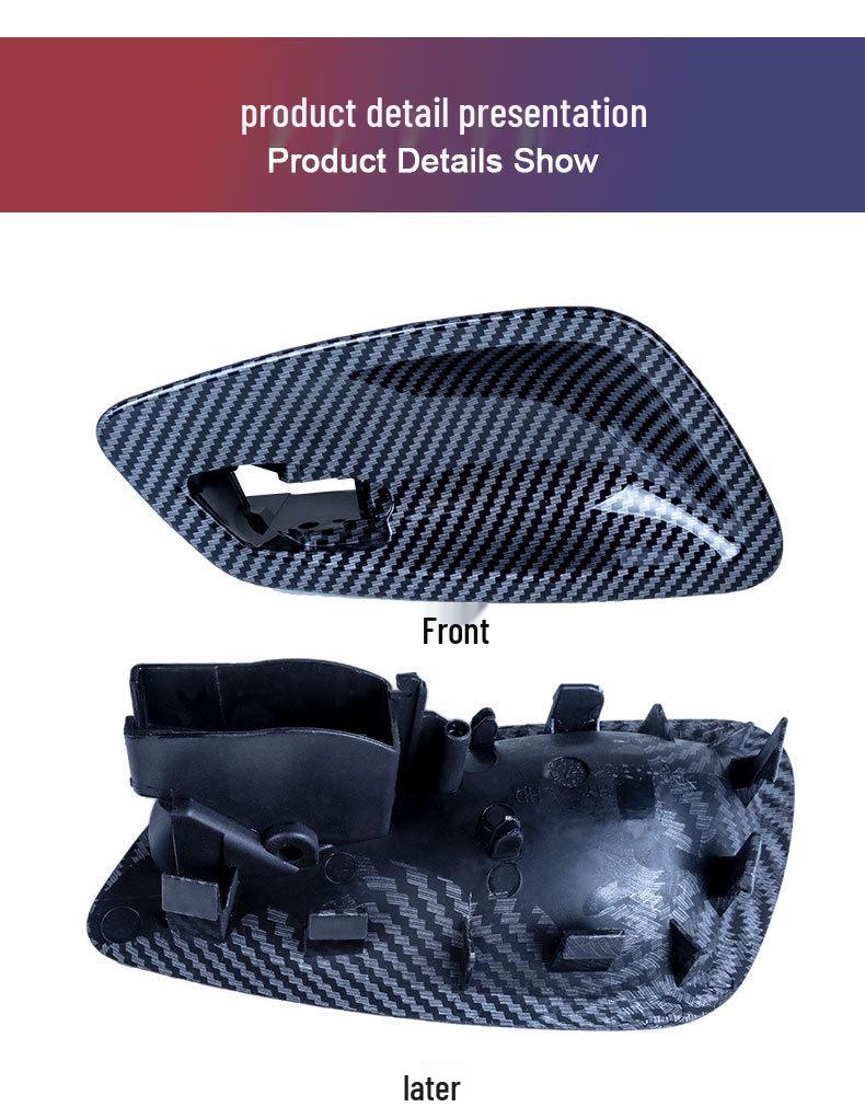 BMW 3 Series E90-E94 Carbon Fiber Door Handle & Bowl Set