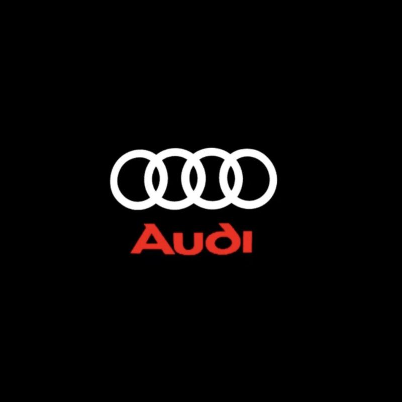 For Audi C5 Car Projector Lamp LED Auto Door Welcome Light For Audi A4 A3 8V 8P 8L A6 C5 C6 C7 A5 A7 SQ5 Q3 Q5 Q7 S3 S4 S5 RS Sline Quattro