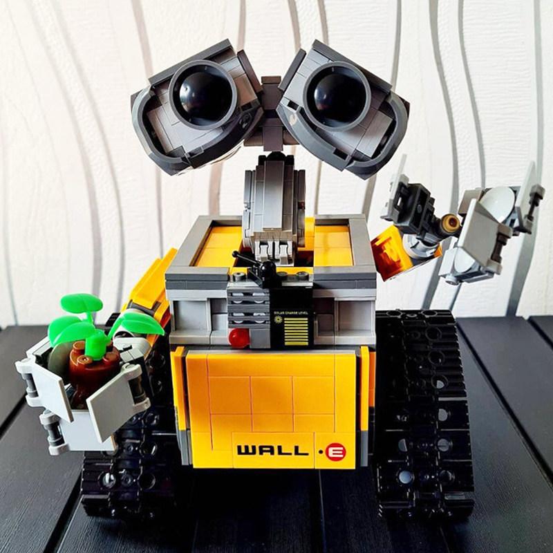 687 Pieces Of Creative Wall E Robot Moc Building Blocks+21303+Diy Model Home Decoration Gift Toys+Suitable For Child