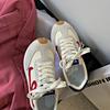 2025 spring and autumn stars of the same style~ German training shoes women's inner height increase crooked wide head casual retro ins tide ca