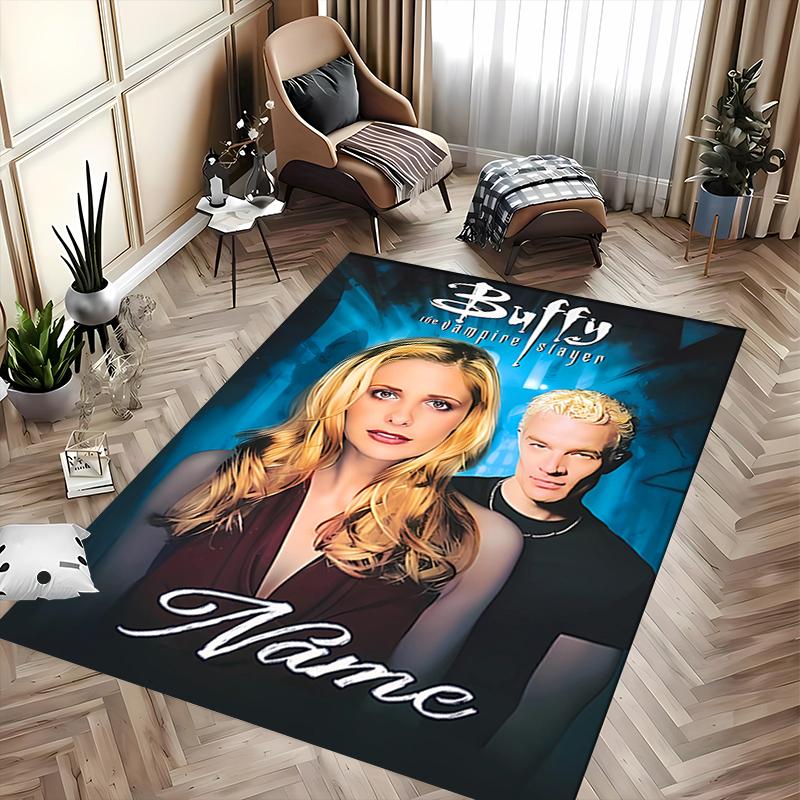 Custom personalization Buffy the Vampire Slayer Area Rug - Perfect For Kitchen, Bathroom,Laundry Room Decor Large Size Available,Gift All Seasons