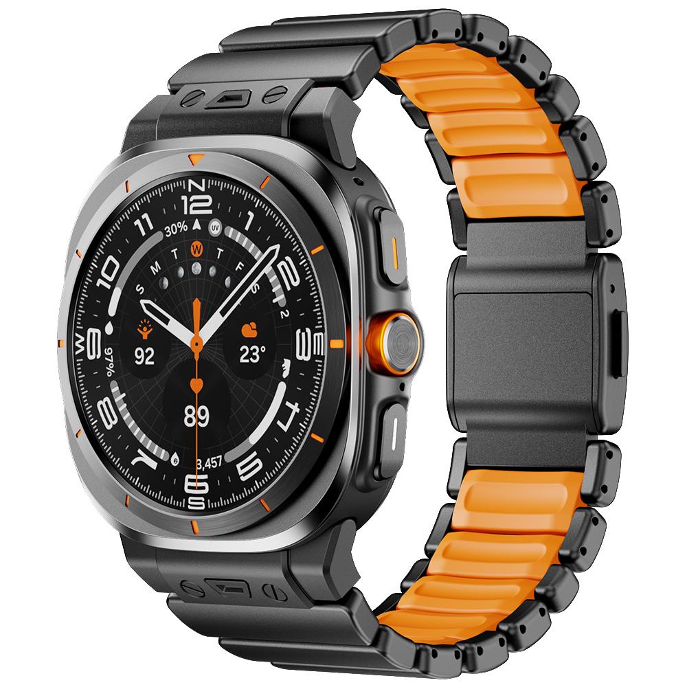 

Luxury Stainless Steel Silicone Strap for Samsung Galaxy Watch Ultra 2025 47mm Metal Magnetic Band for Watch Ultra 47mm Bracelet Galaxy Ultra 47mm