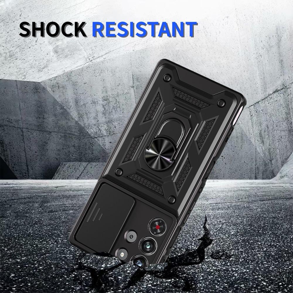 Funda for ZTE Redmagic 10 Pro Case Slide Camera Ring Stand Protection Cover for ZTE Red Magic 10 Pro Plus Shockproof Capa