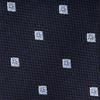[Ojie] Men's Necktie, Wool Tie, Silk Blend, Made in Japan, Small Pattern, NW-A-012-NAVYBLUE