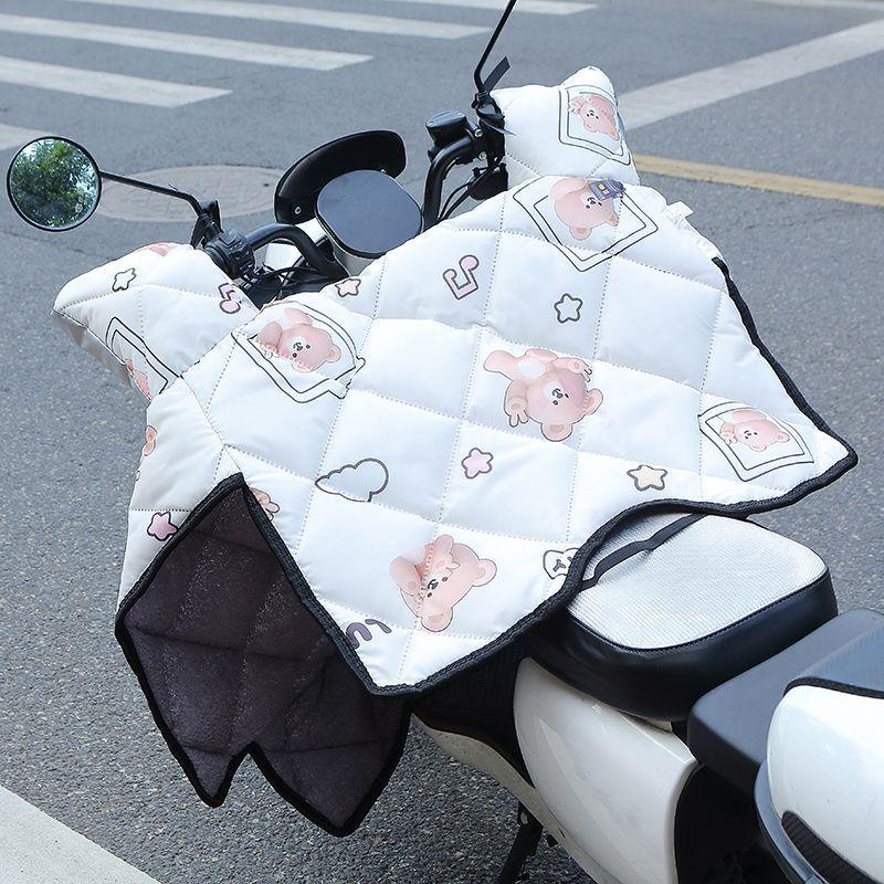 Thickened Waterproof Windshield Cover for Electric Vehicles, Tricycles & Motorcycles - Winter-Proof & Insulated