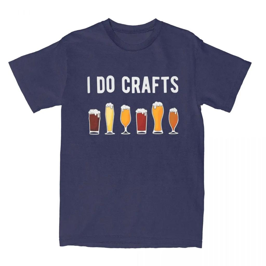 I Do Crafts Beer Lover Shirt Merchandise Men Women  Vintage Home Brewing T-shirt Short Sleeve Tops New Arrival